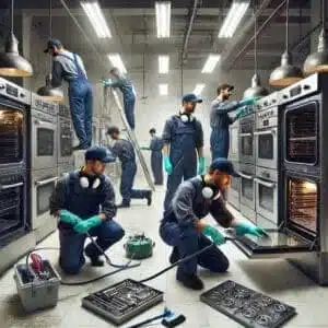 تنظيف وصيانة افران الغاز